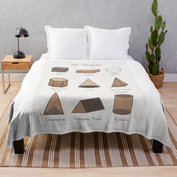 Item preview, Educational 3D Shapes (neutral) designed and sold by Quoteeble.