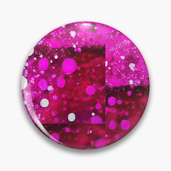 Item preview, Bling Magenta and Hot Pink Glittering with White Polka Dots designed and sold by ArtistaCats.