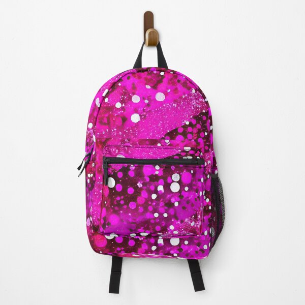 Item preview, Bling Magenta and Hot Pink Glittering with White Polka Dots designed and sold by ArtistaCats.