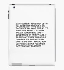 rick quotes iPad Case/Skin