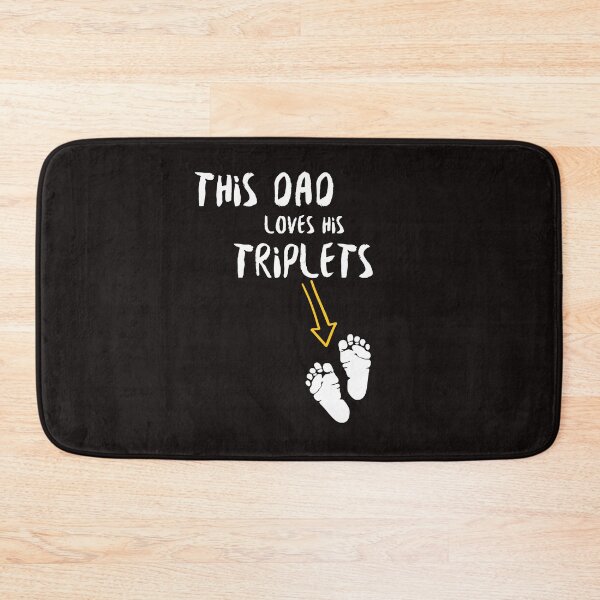 Item preview, This Dad Loves His Triplets designed and sold by CREATIVELEANS ⭐️⭐️⭐️⭐️⭐️.
