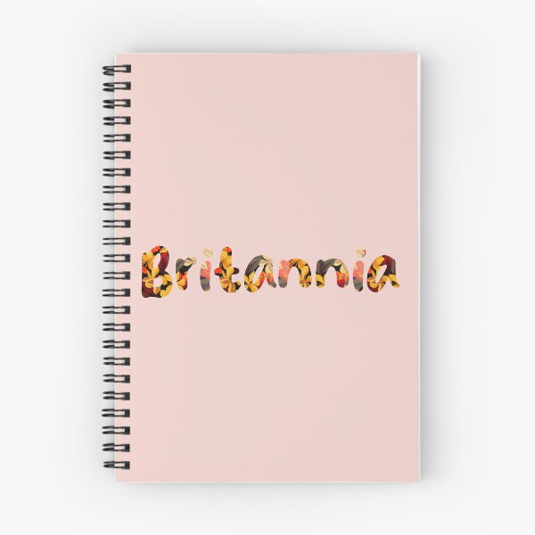 Item preview, Floral Britannia Name : Britannia Name With Flowers  designed and sold by ABCDEmily ©.