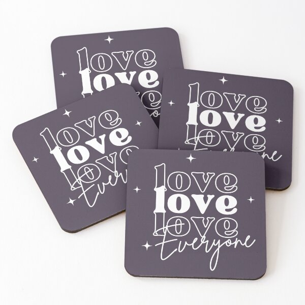 Item preview, Spread Love with Love, Love, Love Everyone | Inspirational Text Design (White) designed and sold by Strad Digital ART.