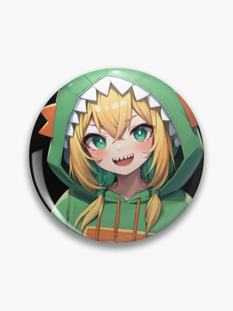 Pikamee Amano In Hololive Vtuber Soft Button Pin Lover Cartoon