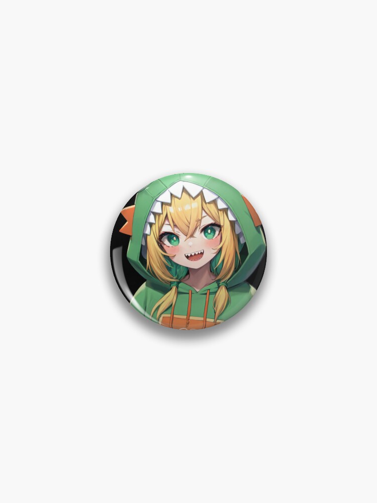 Pikamee Amano In Hololive Vtuber Soft Button Pin Lover Cartoon