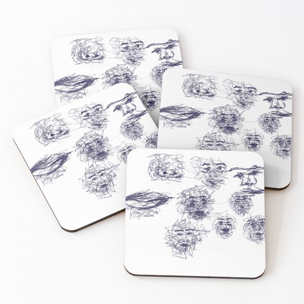 Item preview, Scribbly faces ! designed and sold by pistachhio.