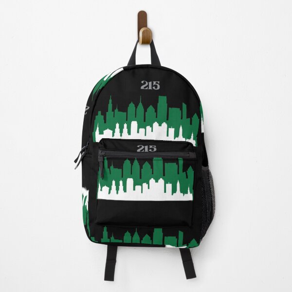 Item preview, Philadelphia 215 Kelly Green Football Skyline designed and sold by Way Cool Tees.