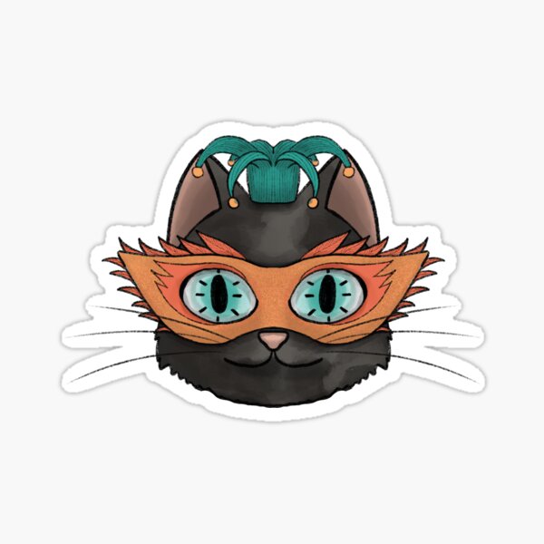 Item preview, Le chat de carnaval 01  designed and sold by POFA-.