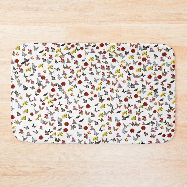 Item preview, Butterfly and Flowers pattern designed and sold by United-minds.