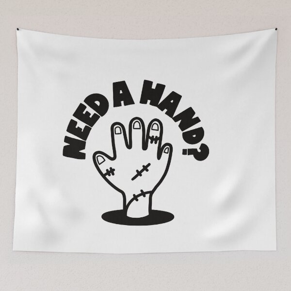 Item preview, Need a Hand? - black designed and sold by MalaloStudio.