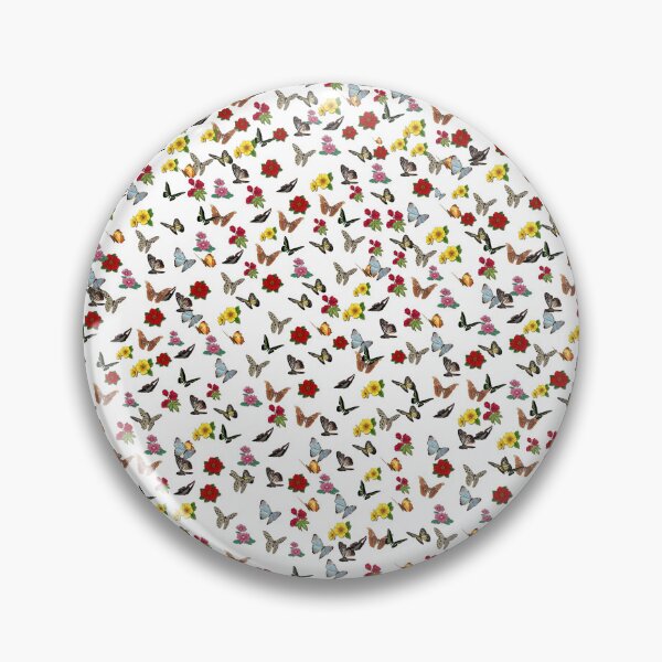 Item preview, Butterfly and Flowers pattern designed and sold by United-minds.