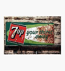 7-Up Your Thirst Away Photographic Print