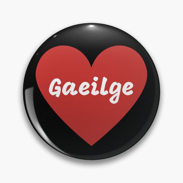 Item preview, Gaeilge Irish Language Love Heart designed and sold by Irishprints.