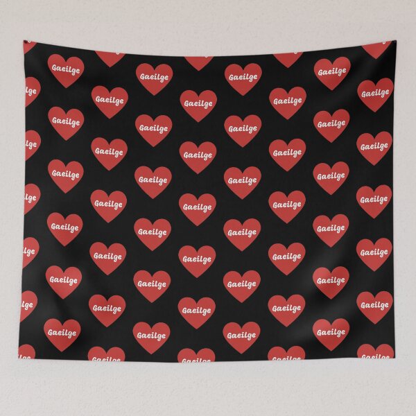 Item preview, Gaeilge Irish Language Love Heart designed and sold by Irishprints.