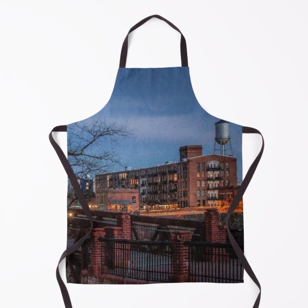 Item preview, Columbus Georgia Skyline over the Phenix City Riverwalk Bridge at Dusk designed and sold by JakeRhodes.