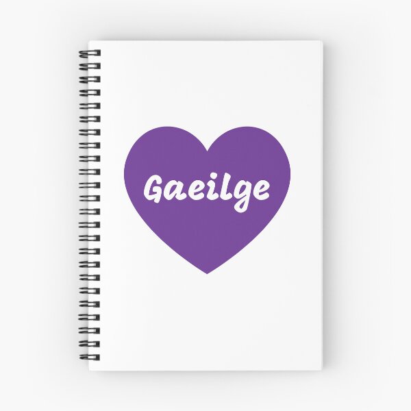 Item preview, Gaeilge Irish Language Purple Heart designed and sold by Irishprints.