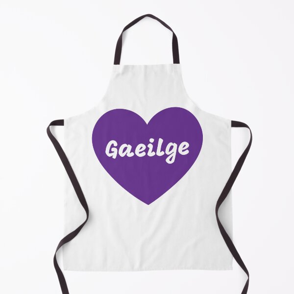 Item preview, Gaeilge Irish Language Purple Heart designed and sold by Irishprints.