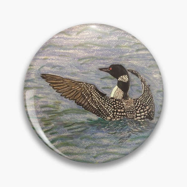 Item preview, Clare the Common Loon designed and sold by Autistic Rebbetzen.