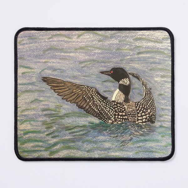 Item preview, Clare the Common Loon designed and sold by Autistic Rebbetzen.