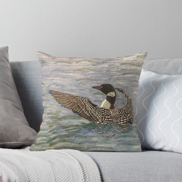 Item preview, Clare the Common Loon designed and sold by Autistic Rebbetzen.