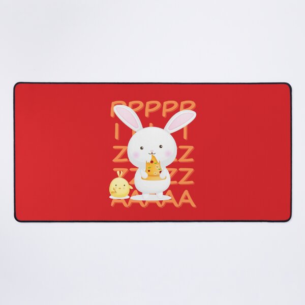 Item preview, Rabit eat pizza designed and sold by SlimAwayhaha.