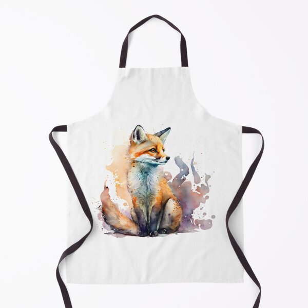 Item preview, Cute fox watercolor colorful art designed and sold by xeniaskazka.