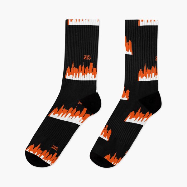 Item preview, Philadelphia Skyline 215 Hockey Orange Black designed and sold by Way Cool Tees.