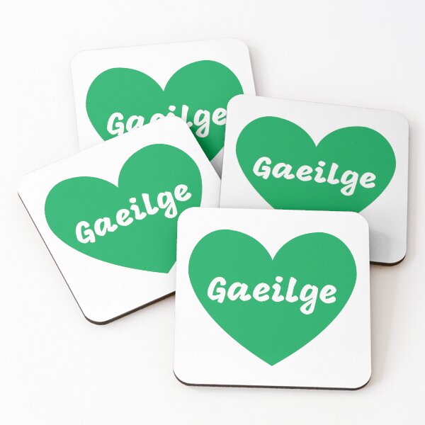 Item preview, Gaeilge Irish Language Green Heart designed and sold by Irishprints.