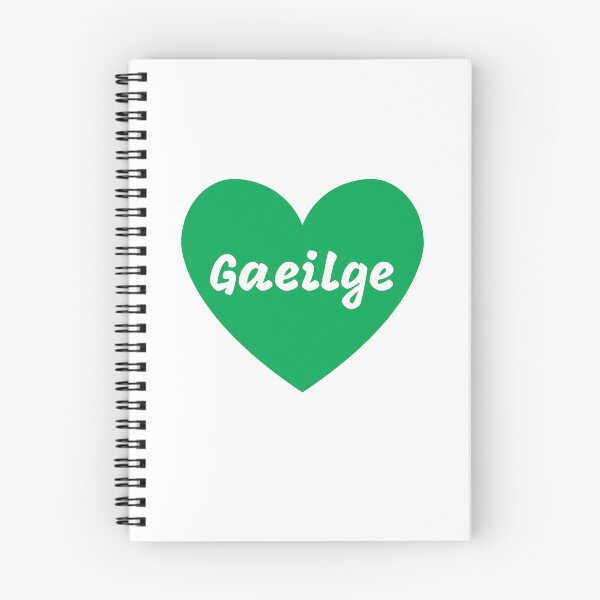 Item preview, Gaeilge Irish Language Green Heart designed and sold by Irishprints.