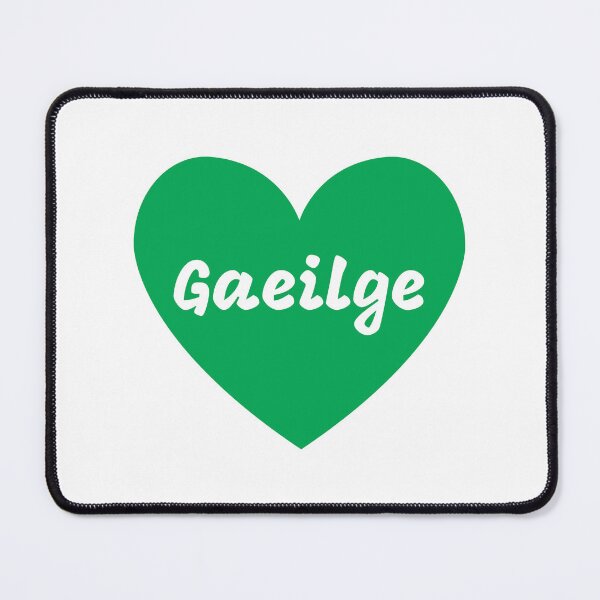 Item preview, Gaeilge Irish Language Green Heart designed and sold by Irishprints.