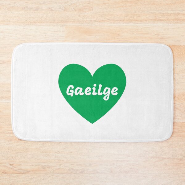 Item preview, Gaeilge Irish Language Green Heart designed and sold by Irishprints.