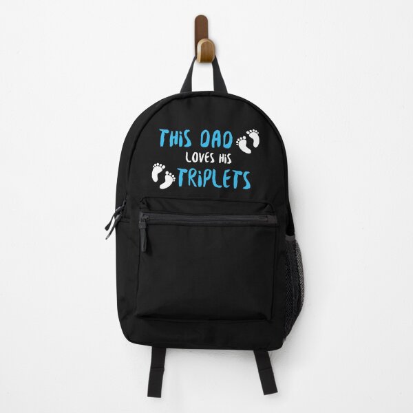 Item preview, This Dad Loves His Triplets designed and sold by CREATIVELEANS ⭐️⭐️⭐️⭐️⭐️.