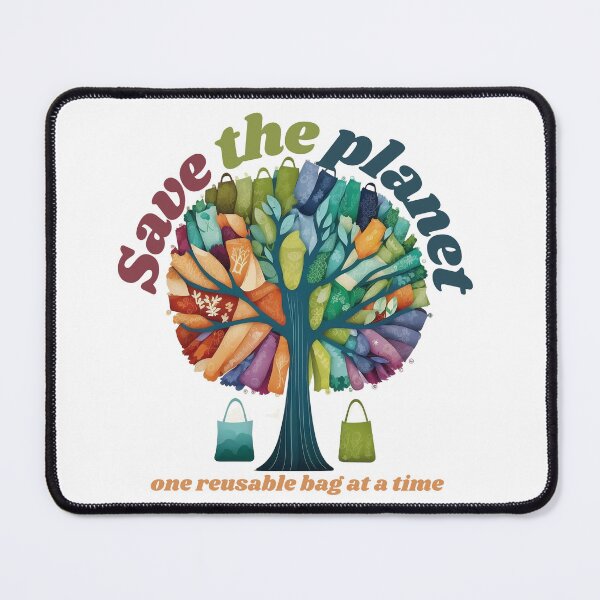 Item preview, Save the planet, one reusable bag at a time designed and sold by Liseri.