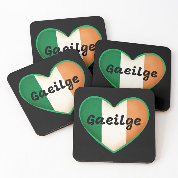 Item preview, Gaeilge Irish Flag Heart designed and sold by Irishprints.
