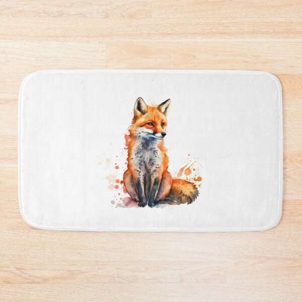 Item preview, Sly fox watercolor colorful art designed and sold by xeniaskazka.