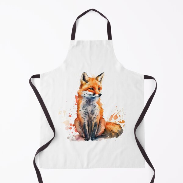 Item preview, Sly fox watercolor colorful art designed and sold by xeniaskazka.