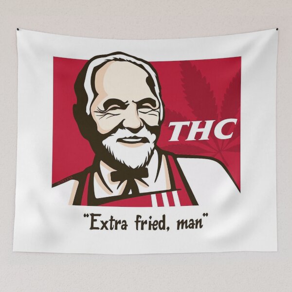 Item preview, THC, Extra Fried Man designed and sold by canobiggs.