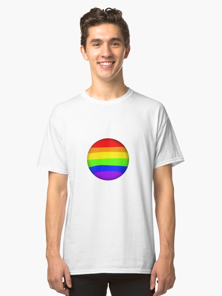 Gay Bubble Classic T Shirt Front Gay Bubble Classic T Shirt Front