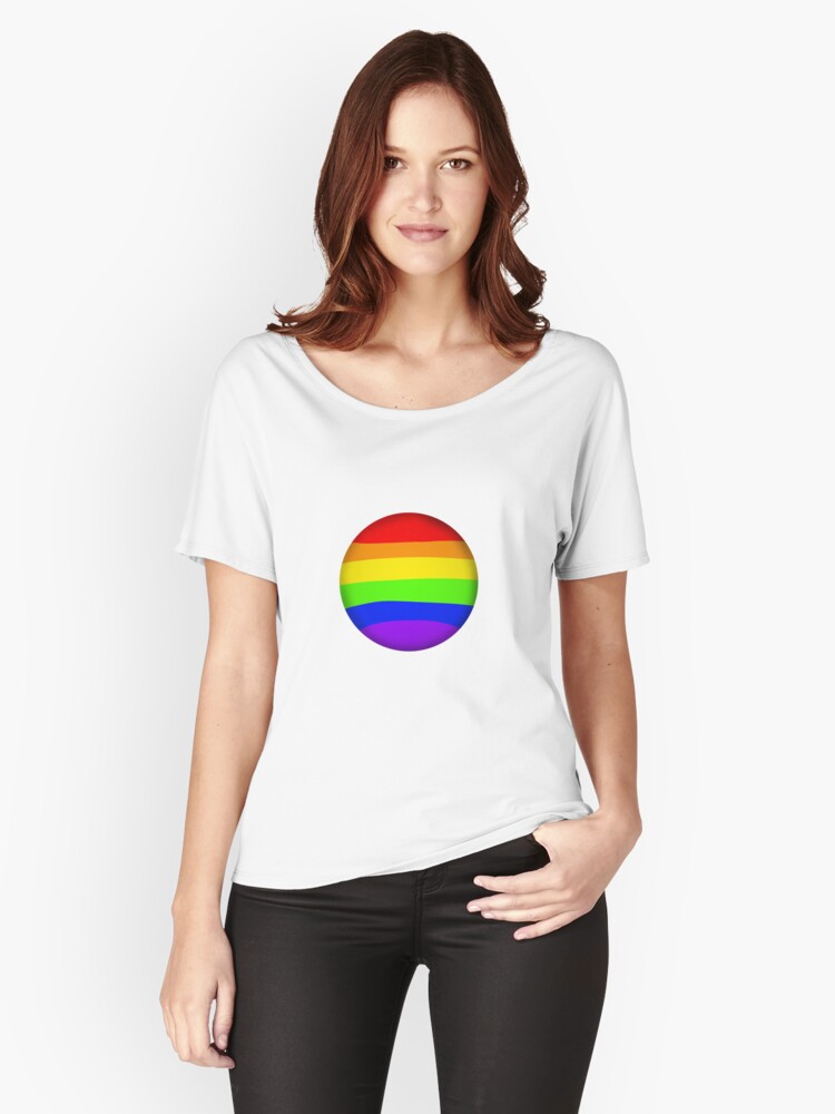 Gay Bubble Womens Relaxed Fit T Shirt Front Gay Bubble Womens Relaxed Fit T Shirt Front