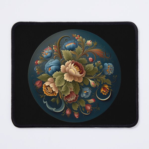 Item preview, Norwegian Blue Telemark Rosemaling ,Rosemaling Blue and Red ,Rosemaling Gold and Burgandy designed and sold by bestsalernow.