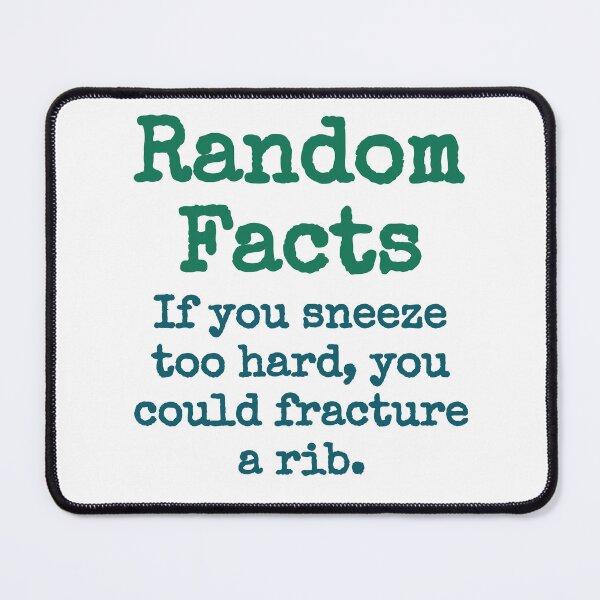 Item preview, If You Sneeze Too Hard - Trivia Fact designed and sold by CrankyOldDude.