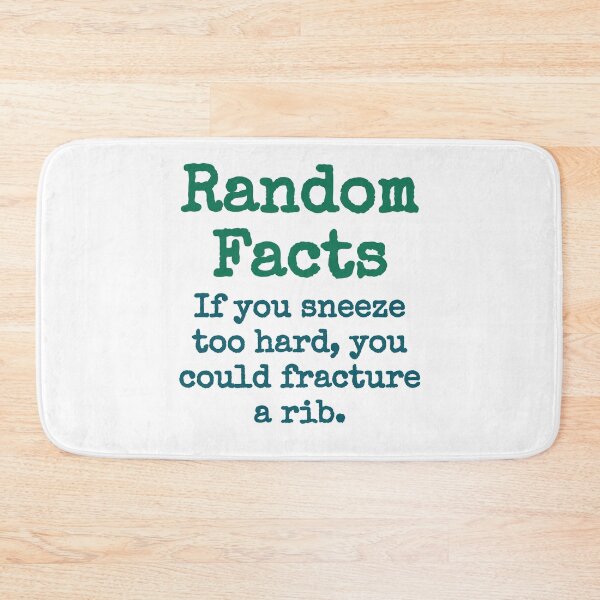Item preview, If You Sneeze Too Hard - Trivia Fact designed and sold by CrankyOldDude.