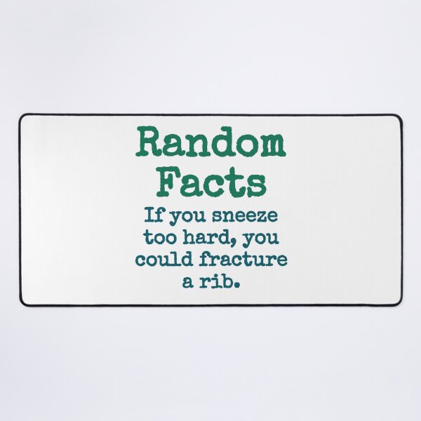 Item preview, If You Sneeze Too Hard - Trivia Fact designed and sold by CrankyOldDude.