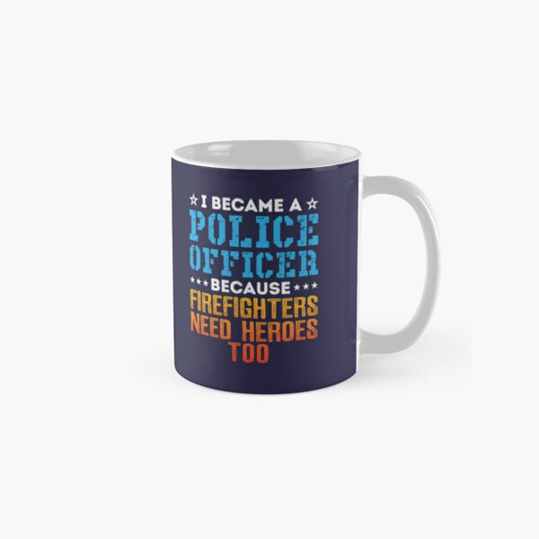 Worlds okayest police officer - Funny PD policeman cop law enforcement mug  gift