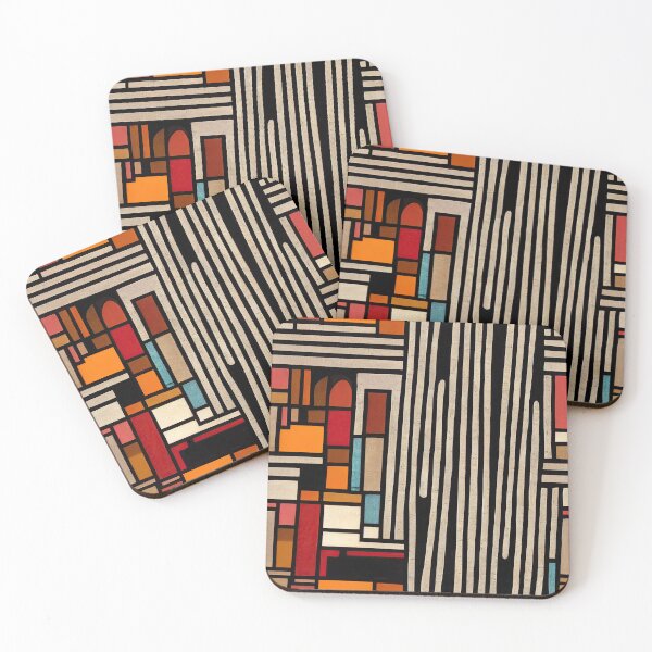 Item preview, Retro 1970s look muted design seamless pattern designed and sold by TheTrendsDesk.