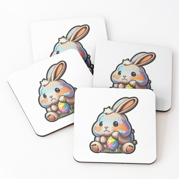 Item preview, Cute, colourful Easter Holiday 6 stickers pack designed and sold by tompod.