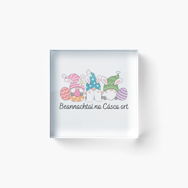 Item preview, Beannachtaí na Cásca Ort Gaeilge Irish Easter designed and sold by Irishprints.