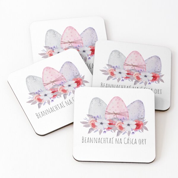 Item preview, Beannachtaí na Cásca Ort Gaeilge Easter Eggs designed and sold by Irishprints.