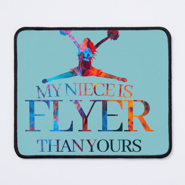 Item preview, My Niece Is Flyer Cheer Aunt Cheerleader Auntie Essential T-Shirt designed and sold by MEDKH02.