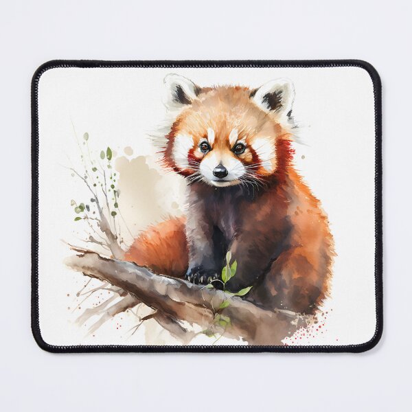 Item preview, Cute red panda watercolor colorful art designed and sold by xeniaskazka.